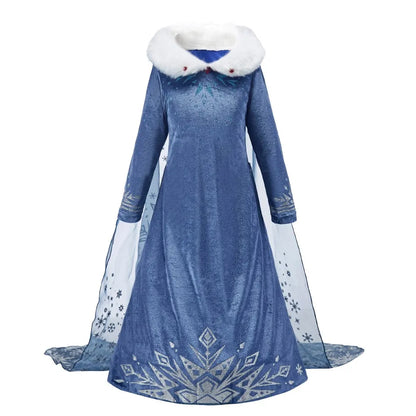 Kids Princess Dress Cinderella Cosplay Costume for Girls