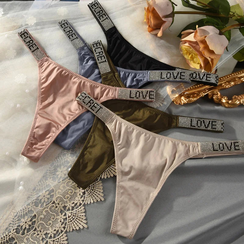 Low Waist G-String Panties for Women in Polyester