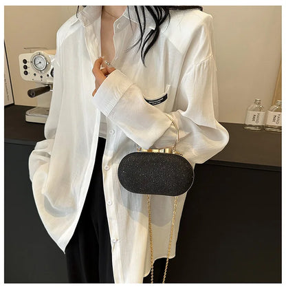 Luxury Sequined Hand-held Dinner Bag for Weddings