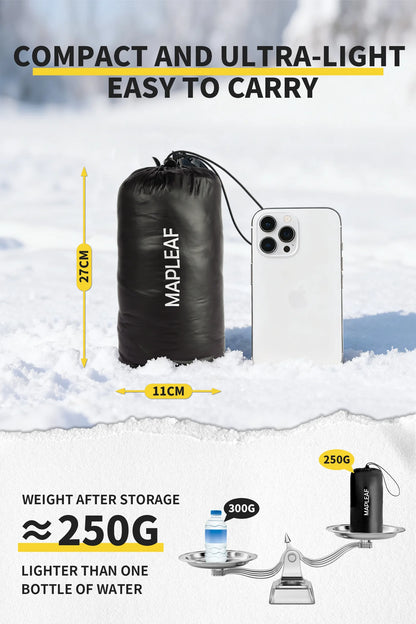 Mapleaf Ultralight Down Pants Waterproof Windproof Ski Trousers