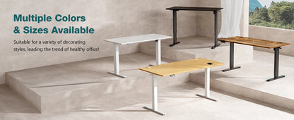 JHK Electric Adjustable Height Standing Desk for Office
