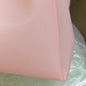 Women Jelly Bag TPU Transparent Tote Shoulder Bag Pink
