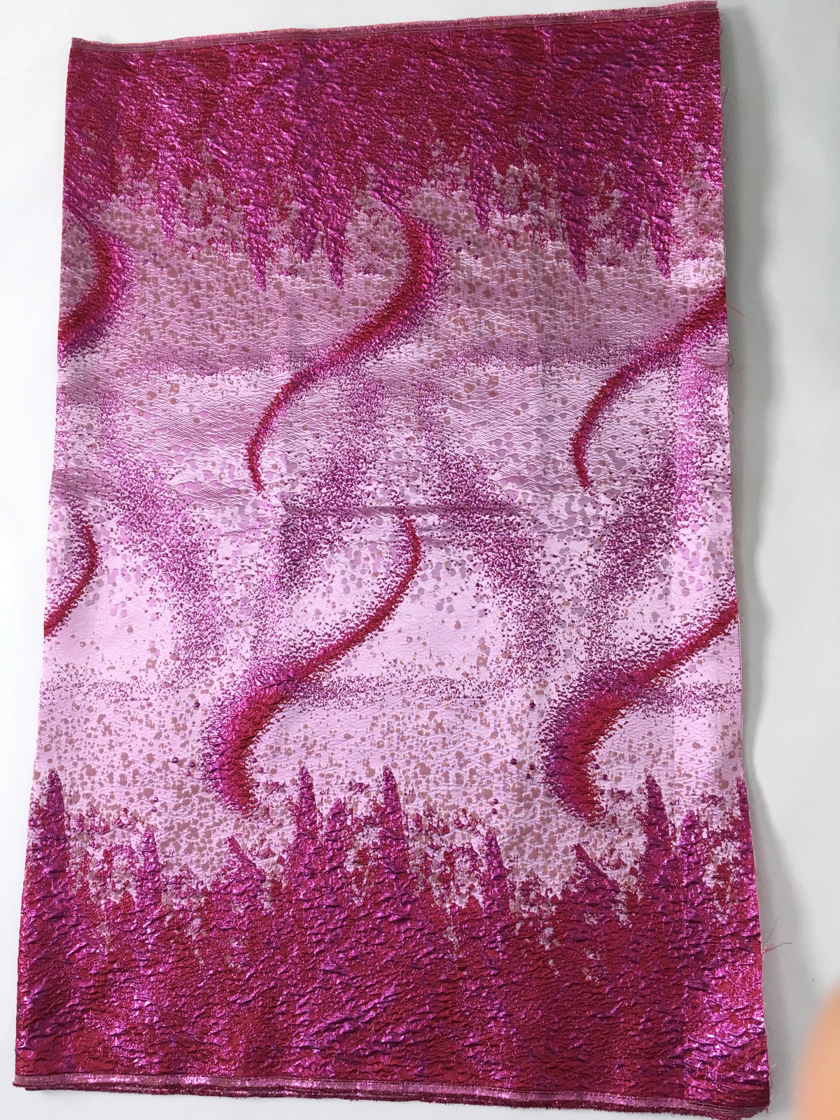 Nigerian Jacquard Brocade Lace Fabric 5 Yards