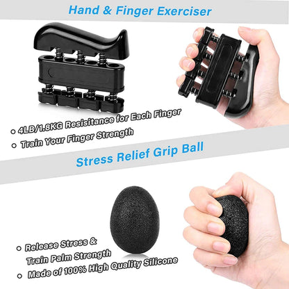 Adjustable Hand Grip Strength Trainer with Counter