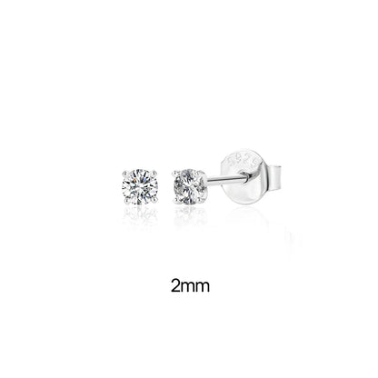 Canner Moissanite Stud Earrings 925 Sterling Silver