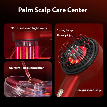 Modes Red Light Massage Comb with Liquid Applicator