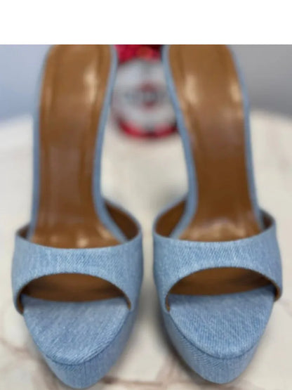 Women's Open Toe Stiletto Slippers for Summer