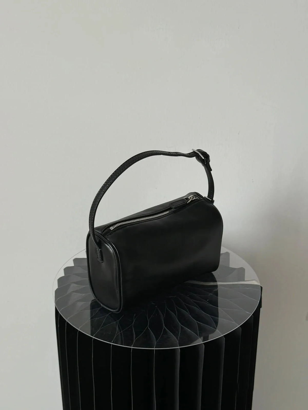 Soft Cowhide Mini Crossbody Bag with Split Leather