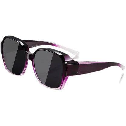 Round Polarized Sunglasses for Prescription Glasses