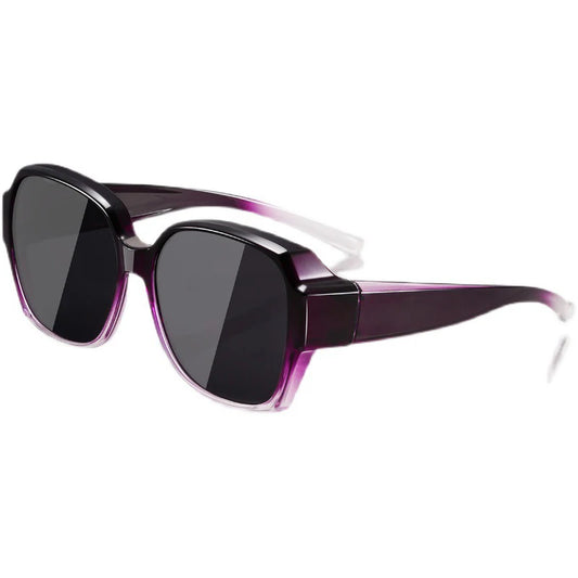 Round Polarized Sunglasses for Prescription Glasses