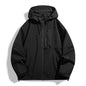 LNGXO Waterproof Windbreaker Jacket for Hiking and Camping