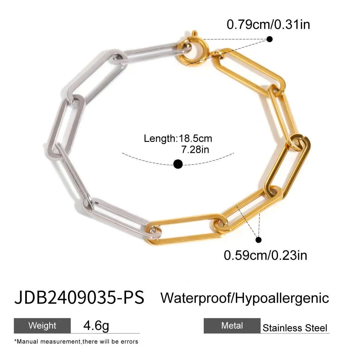 Gold Stainless Steel Bohemian Personalized Anklet