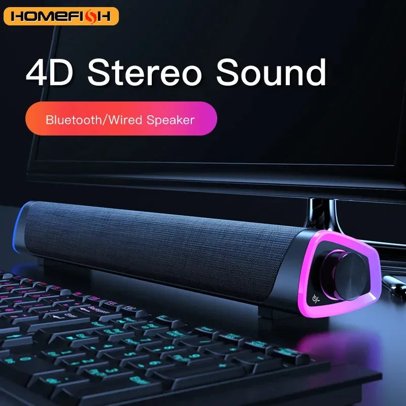 Bluetooth Computer Speaker Bar with Subwoofer