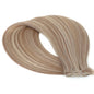 30 Inch Bone Straight Synthetic Hair Bundles Piano Blonde Ombre