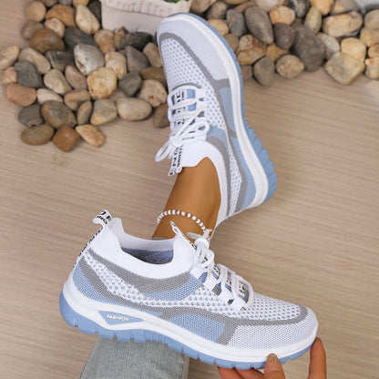 Women's Double-Color Canvas Work Sneakers