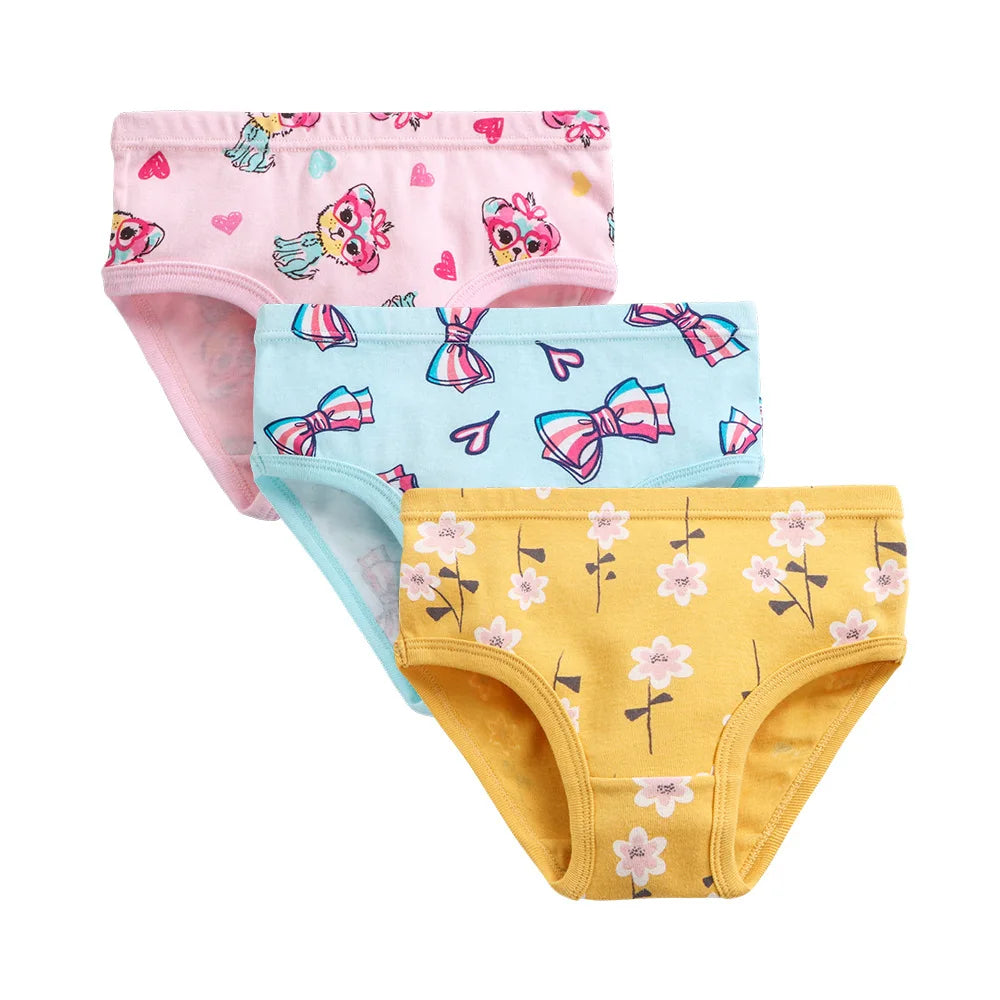 Children's Girls Cotton Unicorn Print Panties