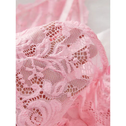 Summer Lace Thong Set Women’s Sexy Pajamas