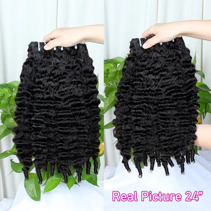30 Inch 15A Burmese Curly Human Hair Bundles