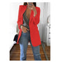 Slim Fit Polo Neck Cardigan Women's Coat