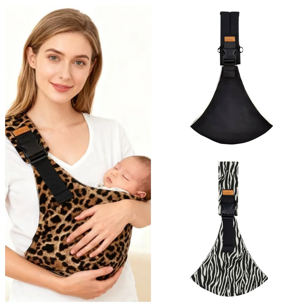 Soft Cotton Baby Carrier Sling with Anti-Slip Design