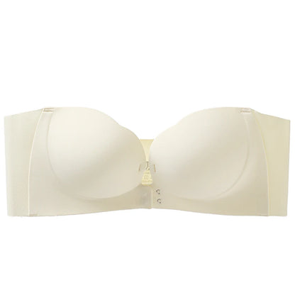 Wireless Strapless Pushup Bra 3D Molded Petal Design