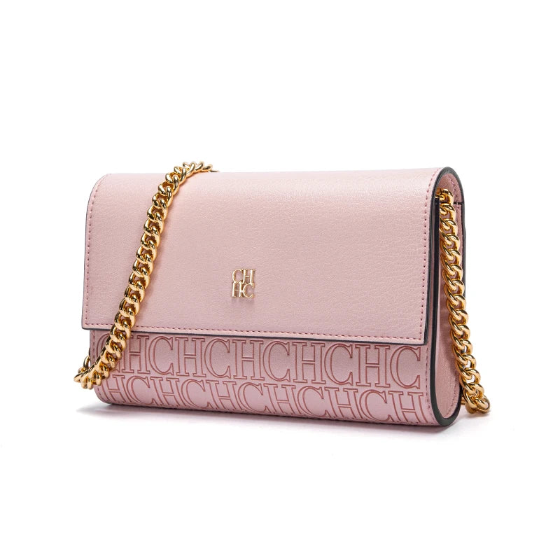 Brown PU Messenger Bag with Magnetic Flip Closure