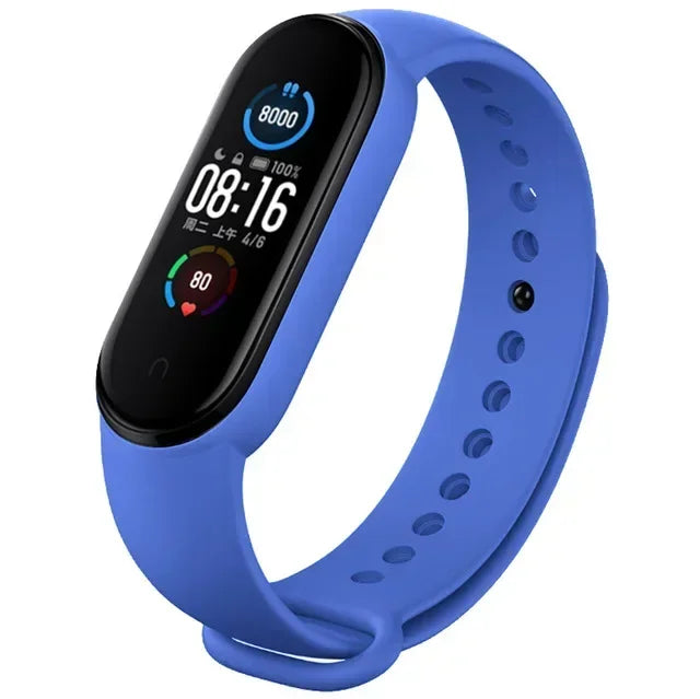 Silicone Watch Strap for Xiaomi Mi Band 3 4 5 6 7