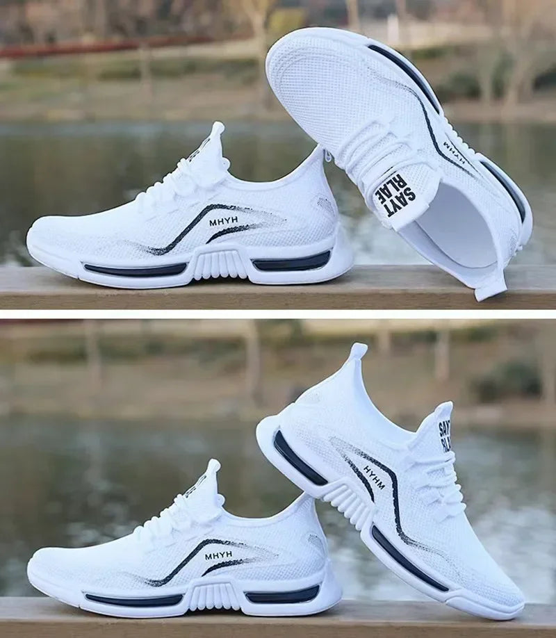 Men's Breathable Slip-On Sport Sneakers for Gym and Walking