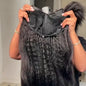 Kinky Straight V Part Wig 220% Density Human Hair