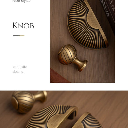 Brushed Antique Brass Kitchen Cabinet Pull Handle