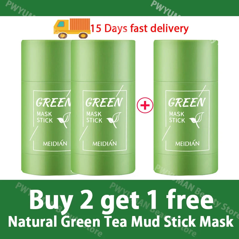Green Tea Solid Mask for Acne and Blackhead Removal