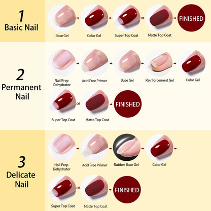 BORN PRETTY 10ml Rubber Gel Top Coat for Nails