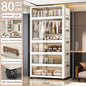 Multi-Layer Plastic Storage Cabinet for Home Use