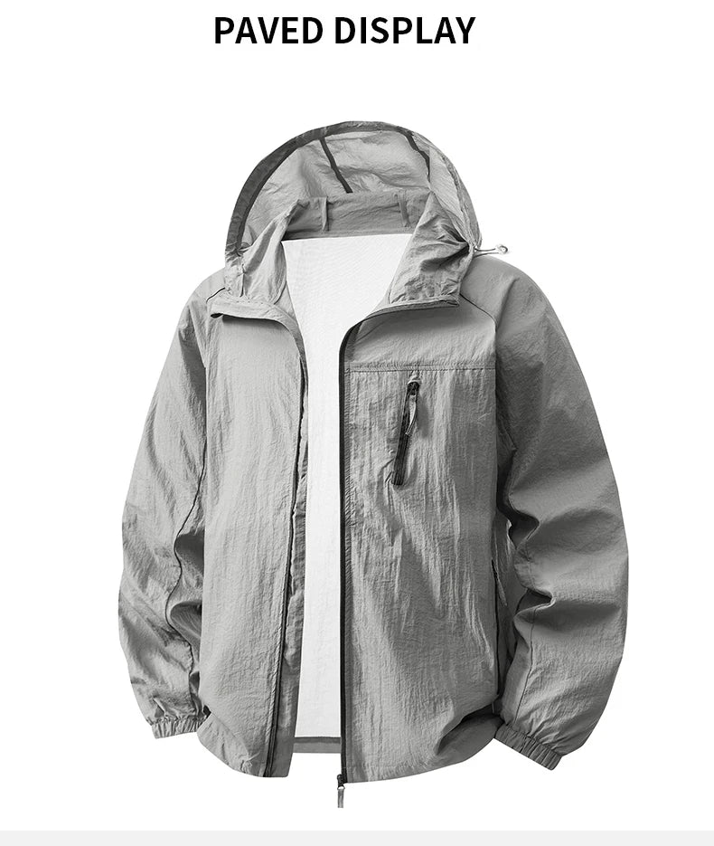 LNGXO Sun Protective Lightweight Jacket for Outdoor Sports