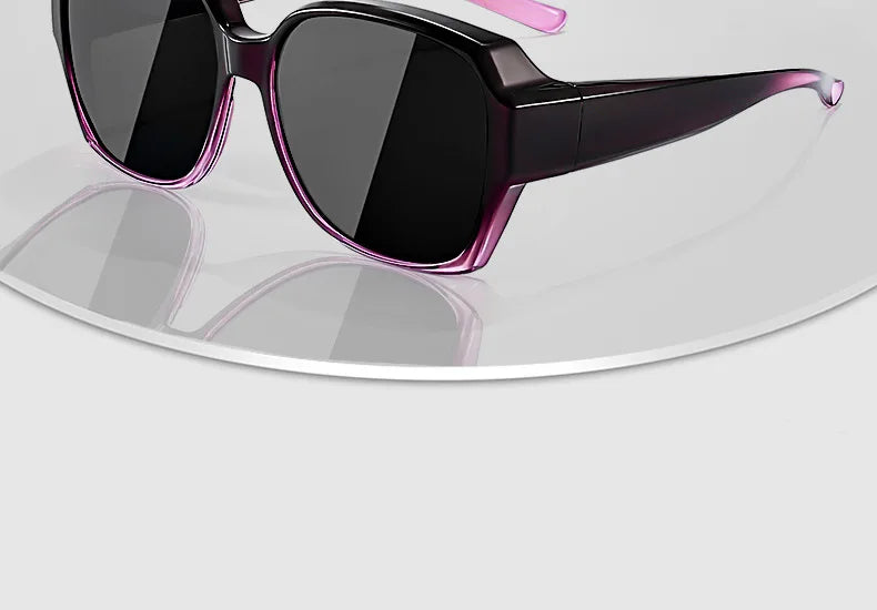Round Polarized Sunglasses for Prescription Glasses