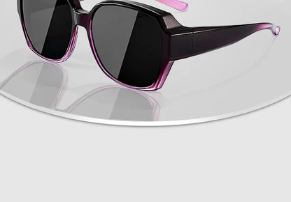 Round Polarized Sunglasses for Prescription Glasses