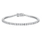 Moissanite Tennis Bracelet 925 Sterling Silver White Gold