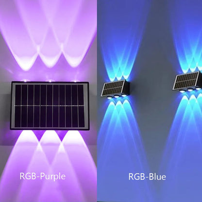 Solar Wall Lamp Waterproof Outdoor Garden Light