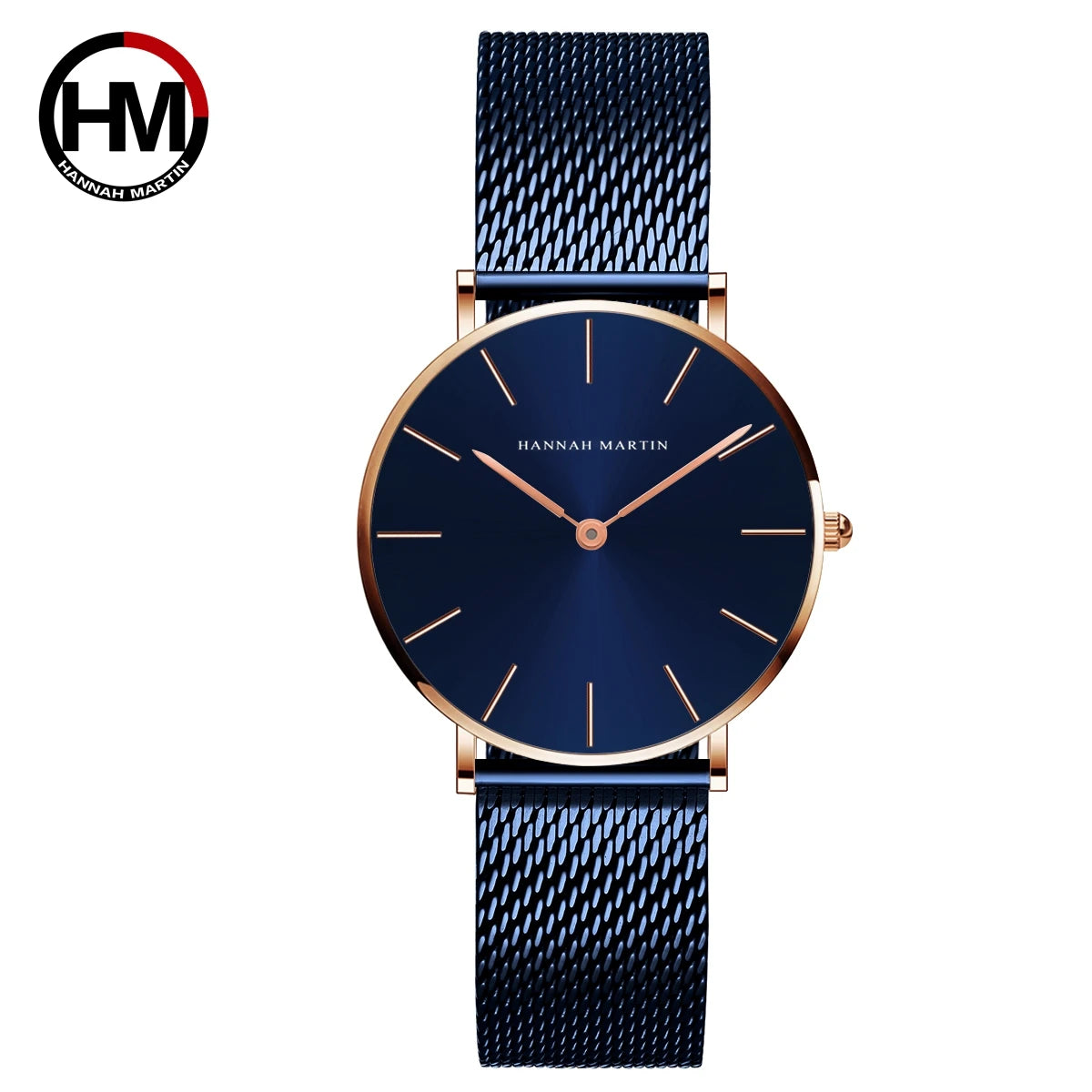 Hannah Martin Women 36mm Rose Gold Quartz Watch