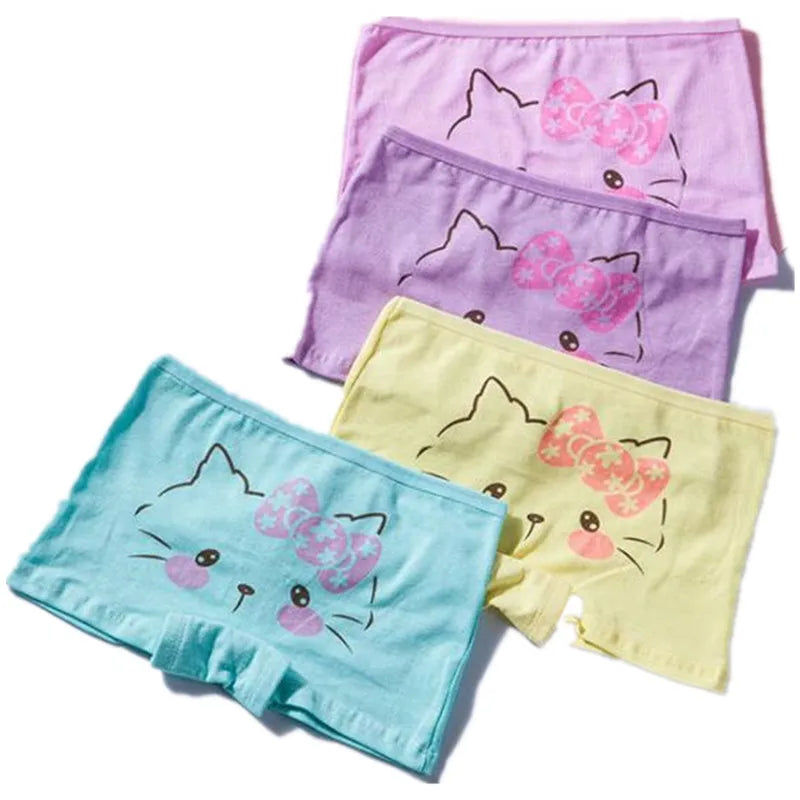 Girls Cartoon Cotton Underwear Briefs Size 2T-10T