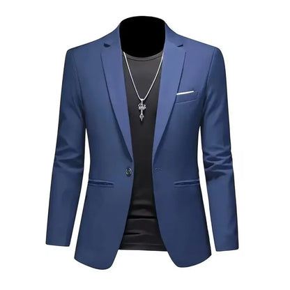 Men's Slim Fit Non-Ironing Casual Suit Jacket