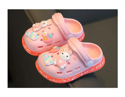 Children's Cartoon Slippers with Soft EVA Soles