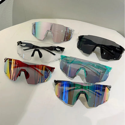 KAMMPT Rimless Oversized Sports Sunglasses