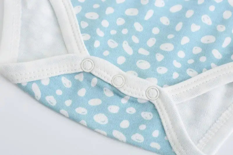 Kiddiezoom 3 Pcs Cotton Long Sleeve Baby Bodysuit