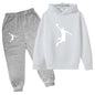 Kids Casual Hoodie and Pants Tracksuit Set