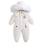 Children's Waterproof Hooded Ski Suit for Winter
