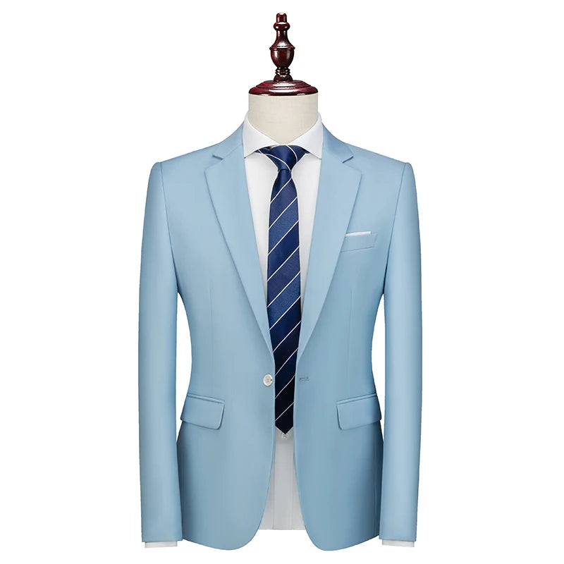 Bright Green Men's Blazer, Polyester Slim Fit Jacket