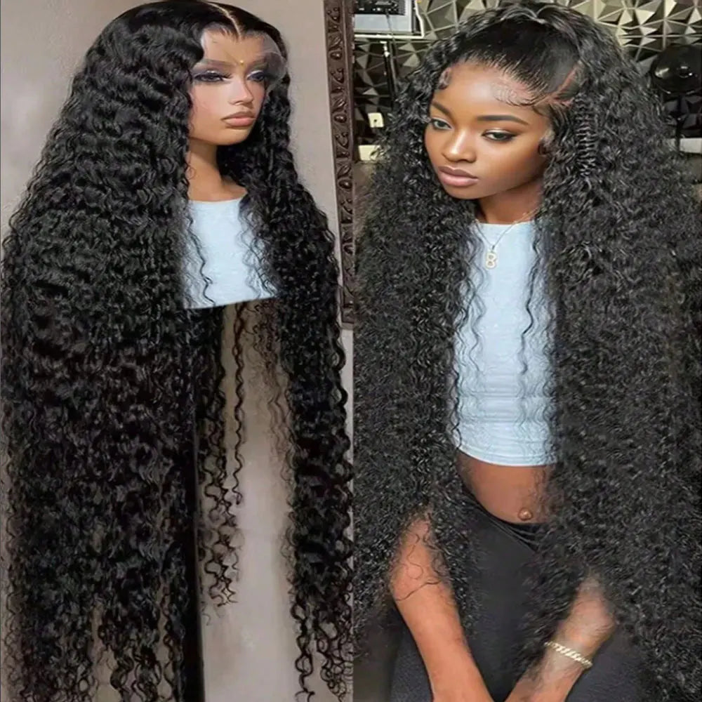 13x6 Glueless Brazilian Deep Wave Lace Frontal Wig