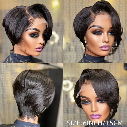 Short Pixie Cut Lace Front Wig for Black Women