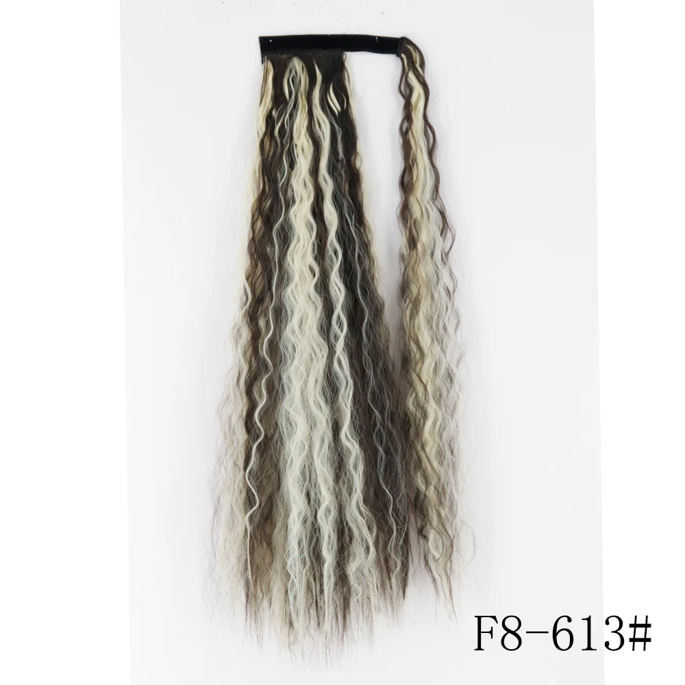 Long Straight Clip-in Ponytail Hair Extension Black